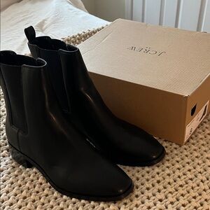 J. Crew Factory Black Ankle Boots